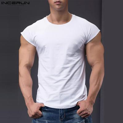Summer Men's O-neck Sleeveless Casual Sport Slim Tank Tops