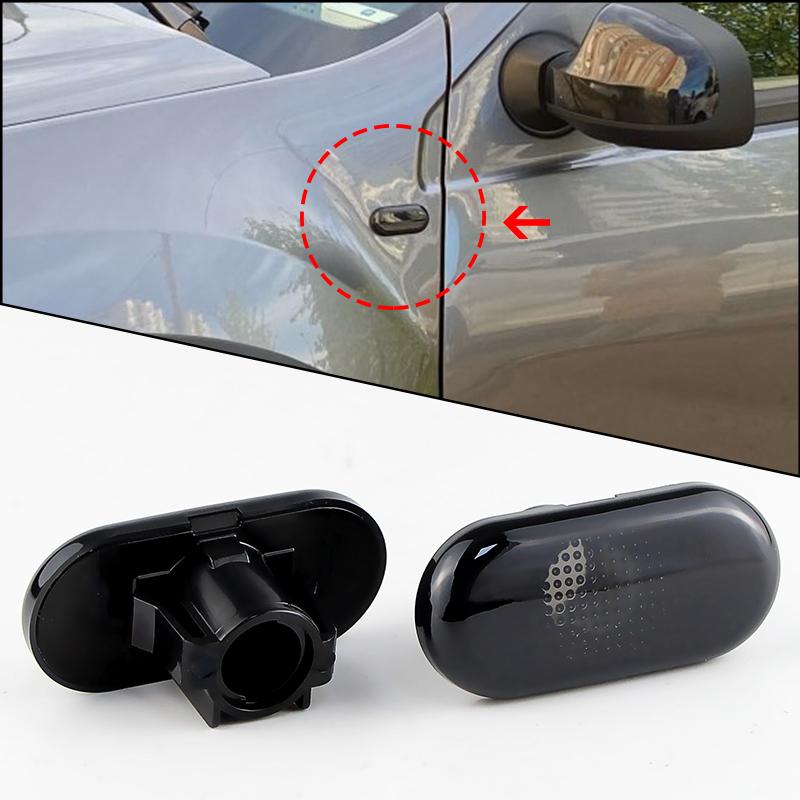 2xSide Marker Turn Signal Light Housing Shell For Renault Clio Trafic Kangoo Twigo Dacia Logan Duster Nissan Interstar Primastar