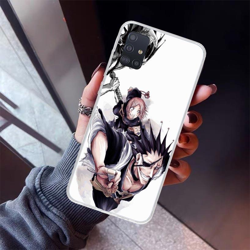 Zaraki Kenpachi Bleach Phone Case For Samsung Galaxy A12 A52S A42 A32 A22 A51 A50 Note 20 Ultra 10 S10 Plus A71 A70 A31 A30 A10S