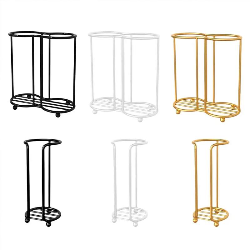 1 buc Suport Depozitare Ceai Cupă de Unică Folosință Suport de Afișare de Lux Grilă Dublă Raft pentru Căni din Fier