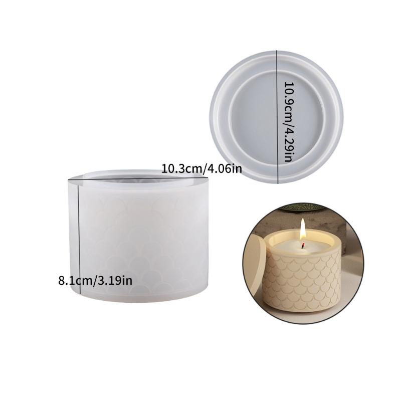 Versatile and Easy To Use DIY Silicone Mold for Creating Storage Container Flower Pots and Candle Holders Decorations