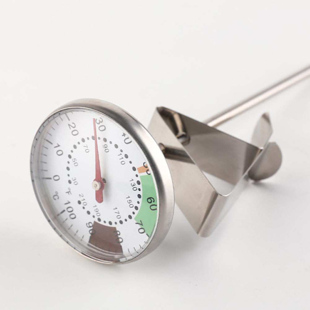 Milk Thermometer 2 Pack for Frothing For Coffee and Chocolate with Stainless Steel and Large Dial for Easy Temperature Reading