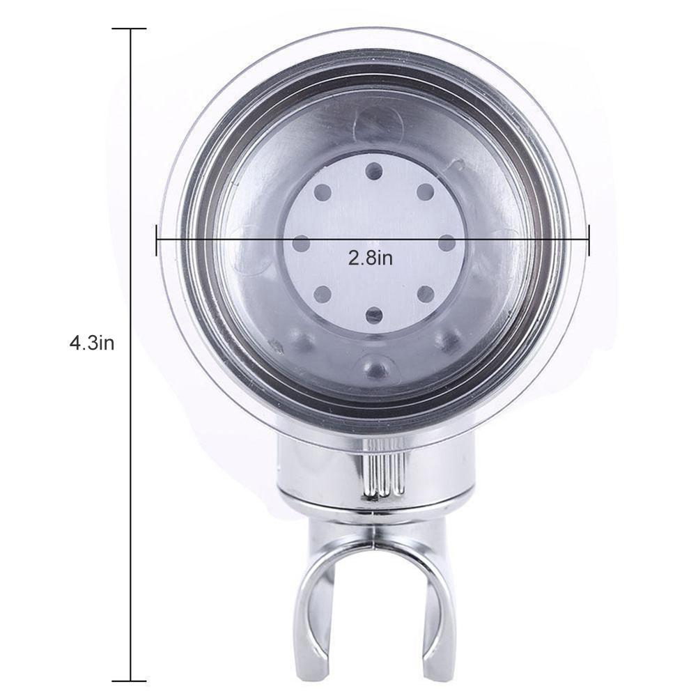 Držák sprchové hlavice s přísavkou O 360 stupňů otočný držák sprchy pro ruční sprchu Nástěnný