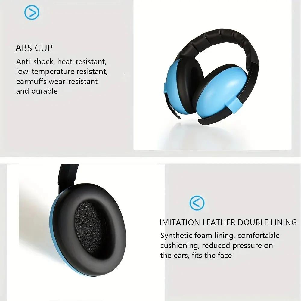 Anti Noise Baby Headphones Children Sleep Ear Stretcher Baby Ears Protection Children Earmuffs Sleeping Earplugs Child Earmuff