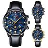 Men's Waterproof Luminous Running Alarm Clock Watch