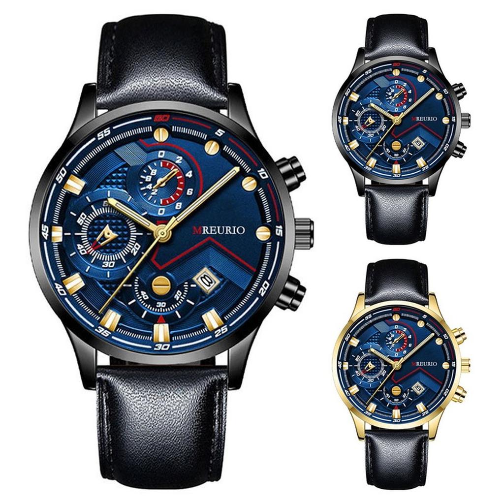 Men's Waterproof Luminous Running Alarm Clock Watch