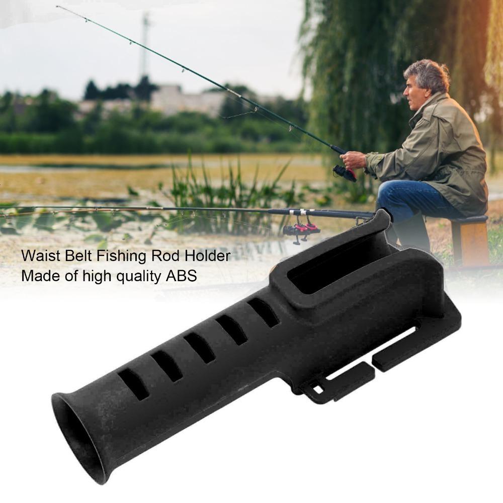 

2PCS OD 35mm Belt Rod Holder ABS Belt Fishing Rod Holder Fishing Rod Belt Holder Surf Fishing чёрный