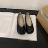 Fashion Flat Shoes Women Round Toe Pleated Slip on Ballerinas Flats Lazy Loafers Moccasins Ladies Soft Bottom Comfort Casual Flats Shoes