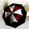 1pc Umbrella Corporation Automatic Open/close Folding Compact Umbrella, 8-Rib Sturdy Canopy, Lightweight Portable, Everyday Use, Gift, Outdoor Umbrell