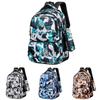 Large Printed Backpack Capacity Wear Resistant Schoolbag Student