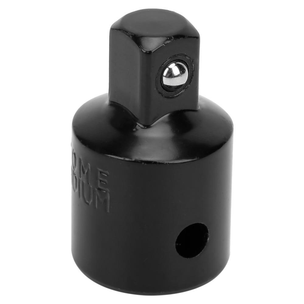 2pcs Chrome Vanadium Steel Ratchet Wrench Converter Impact Socket Adapter Impact Wrench Use