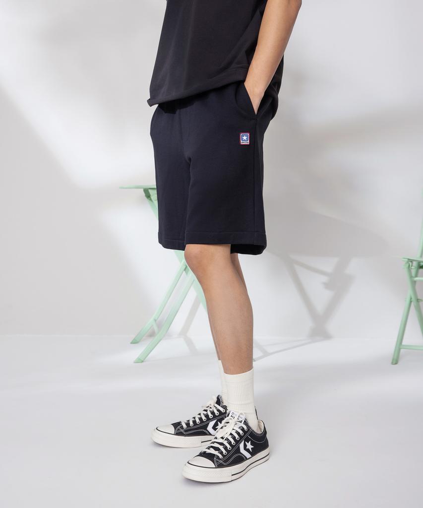 Keonbeoseu Box Logo French Terry Shorts Black Mcj788-023