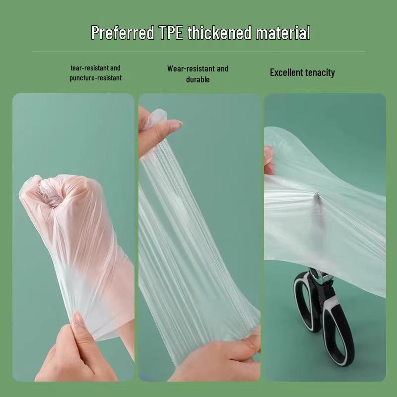 Durable TPE Food-Grade Disposable Kitchen Gloves for Household and Catering