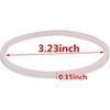 4 Pcs Replacement Parts Rubber Gasket Sealing White O-Ring,Compatible with Ninja Blender (4pcs 3.23inch)