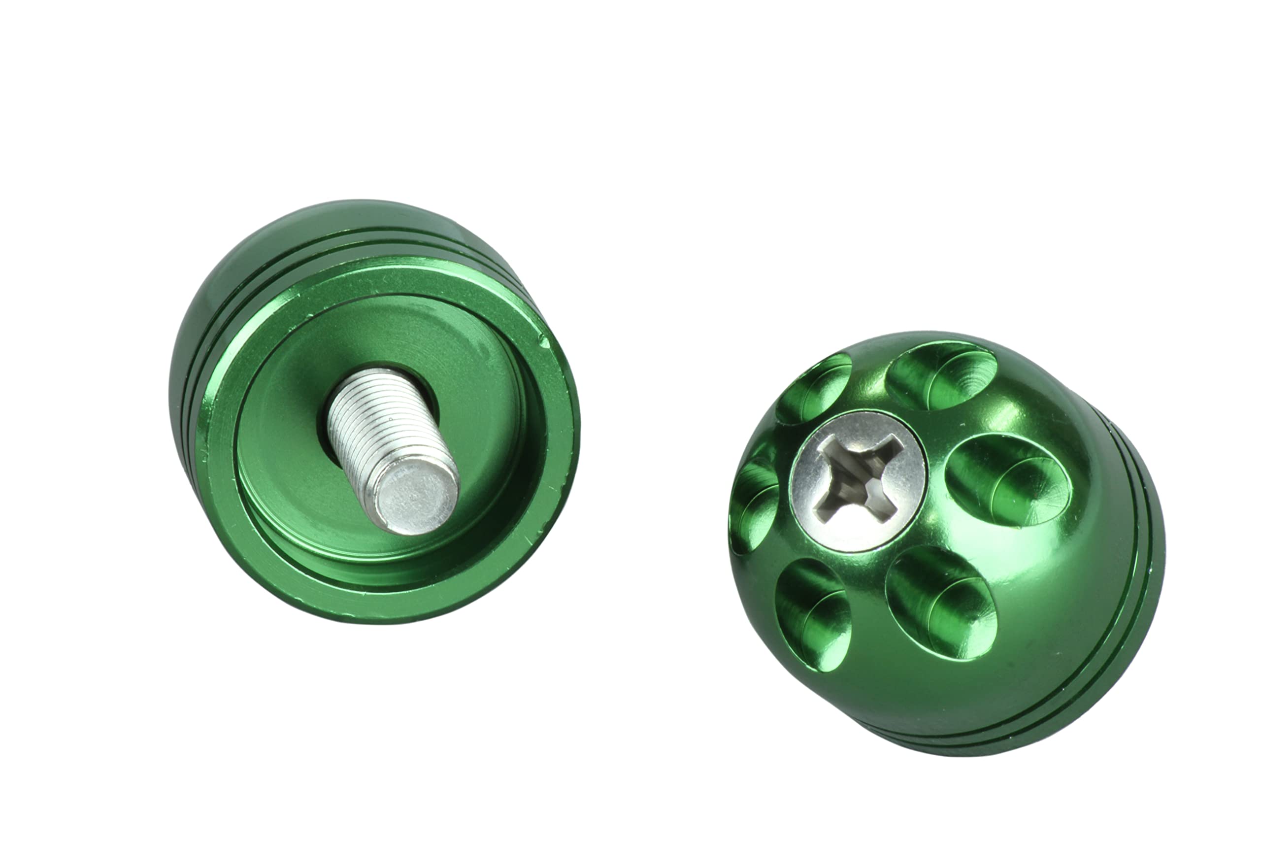 POSH FAITH Motorcycle Supplies Handle Bar End VIVID Aluminum Big зелёный