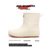Women's Japanese and Korean Waterproof Non-Slip Rain Boots - Wear-Resistant, Soft Sole, Comfortable for Outdoor and Kitchen