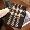 Scarf Women's Winter New Autumn and Winter Korean Atmosphere Houndstooth College Student Thickened Warm Shawl Scarf