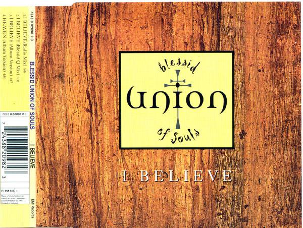 CD BLESSID UNION OF SOULS I Believe 724388209823 EMI 1994 Нидерланды Рэп Хип-Хоп РБ Б/у