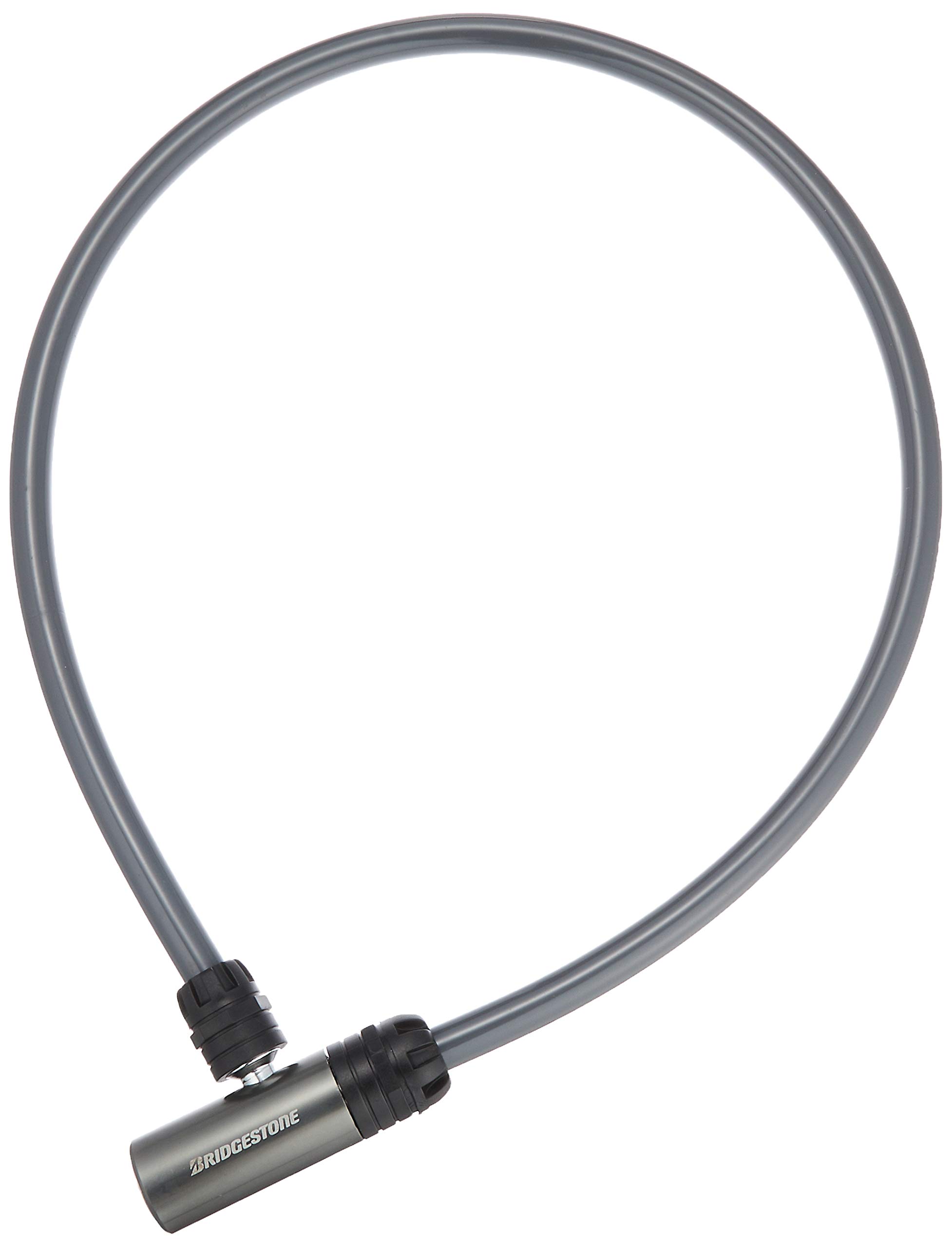 

Bridgestone Allock Bicycle Dark 12cm Diameter x Lock, Gray, Anti-Theft, 80cm, WL-AD.B