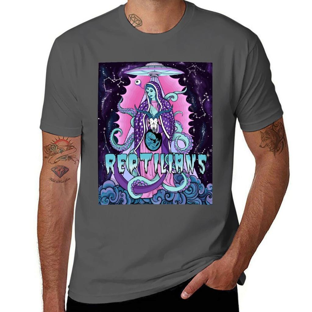 Reptilian Madonna TShirt Work Wear Simple Tee Shirt