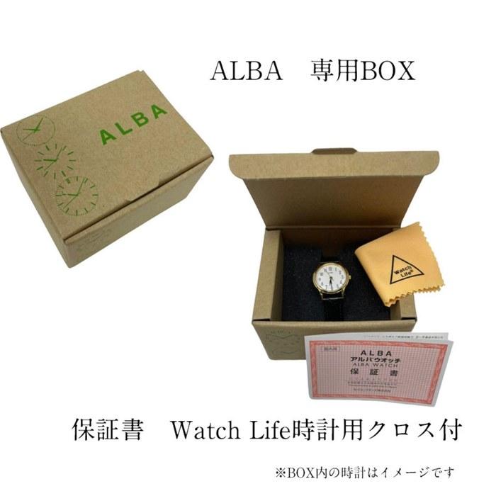 Seiko Alba Women's Quartz Watch AEGK434 (White Dial, Silver Case)
