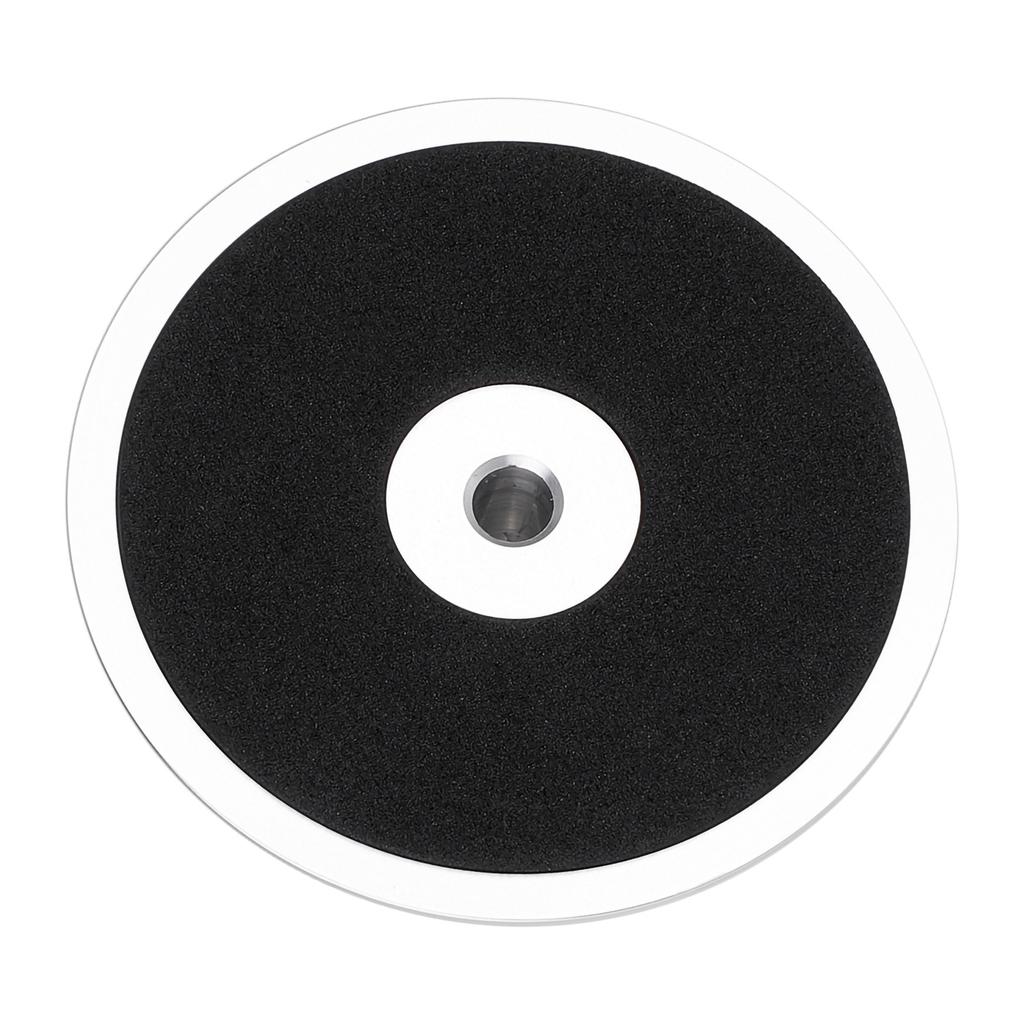 NOVÁ Černá Přítlačná svorka na desky LP Vinylové gramofony Kovový stabilizátor disku