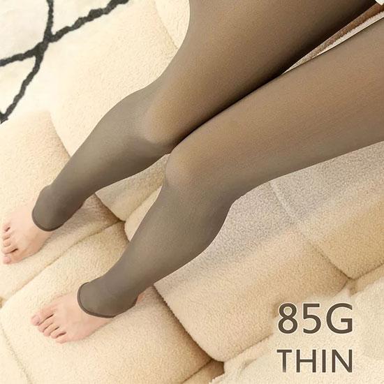 Buy Winter Fake Translucent Leggings Women High Waist Slim Sexy
