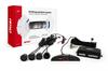 Kit de sensor de estacionamiento inverso LED, 4 sensores, negro, AMIO-01565