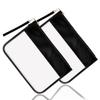 1/2pz Borsa per Trucco Impermeabile e Trasparente, Borsa Piatta da Viaggio in PVC per Conservare il Trucco Contenitore per Trucco