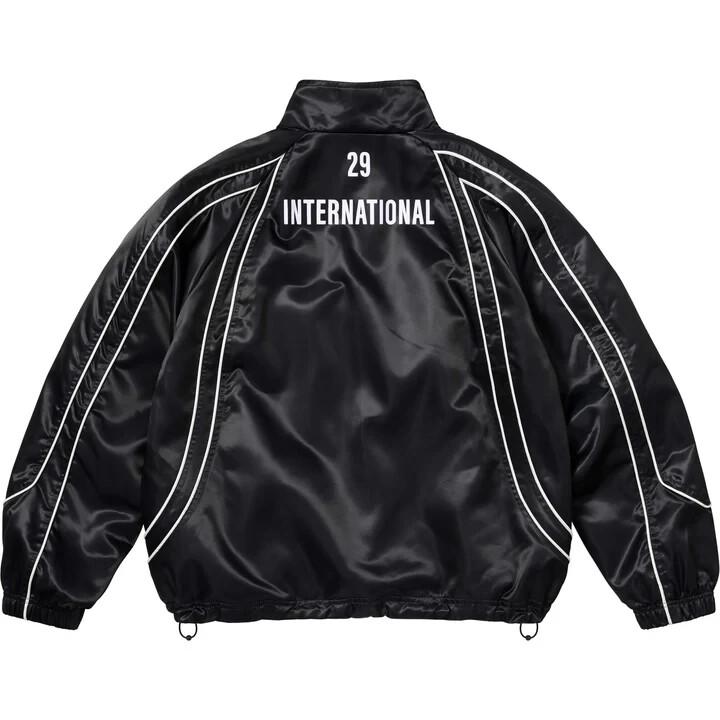 Supreme Satin Piping Pullover Black