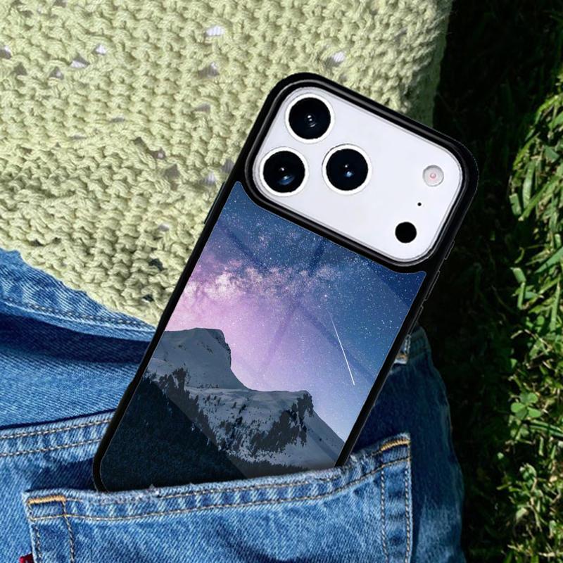 Star Lake Mountains Phone Case For iPhone 17 AIR 16 Pro Max 15 14 Pro 11 12 13 Shockproof Silicone Cover