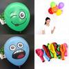 Adorable Big Eyes Smiley Latex Balloons 12 Inches Colorful Decorative Party Pack