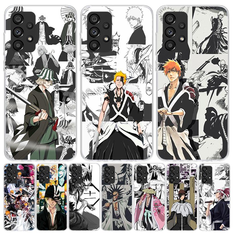 Ichigo Kenpachi Bleach Anime Phone Case For Samsung Galaxy A13 A14 A15 A16 A53 A54 A55 A56 A33 A34 A35 A36 A23 A24 A25 A26 A05S