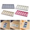 Sunglasses Show Tray Glasses Display Case Multi Functional Trendy Container 6 Compartments for Living Room Travel Dresser