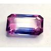 Bi-Color Tourmaline 23-25 Ct Emerald Cut Beautiful Certified Loose Gemstone
