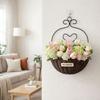 Wear-resistant Hanging Flower Basket Wall Mounted Decorative Plant Basket Wall Planter  Home Decor