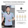 QIANYIYANG Summer Cleaner Uniform Polo T-Shirt