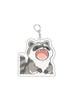 Cute Cartoon Raccoon Acrylic Keychain Pendant For Car Keys Couple Bags Student Friend Backpacks Holiday Creative Gift