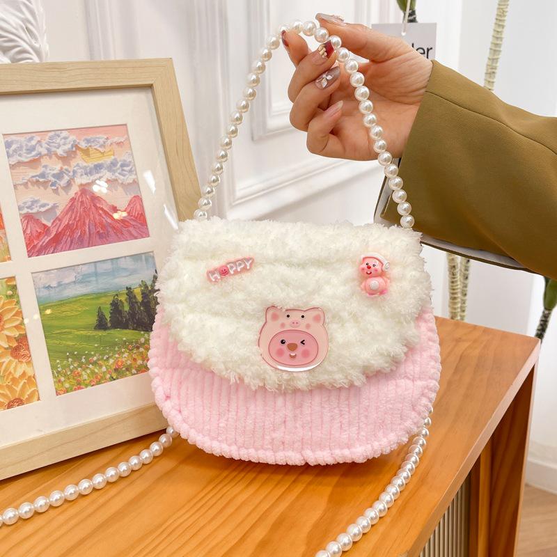 Handmade Knitted Cat & Dog Crossbody Bag DIY Kit - Plush Gift for Girlfriend