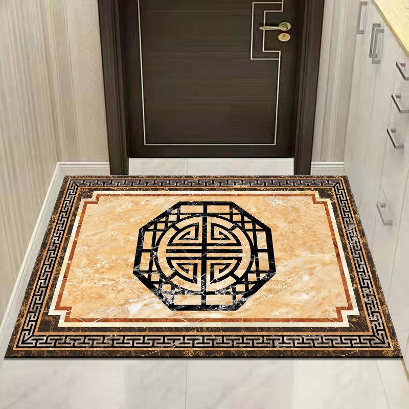 New Chinese Style Entrance Carpet  Living Room Carpet Corridor Floor Mat Household Anti Slip Can Be Cut