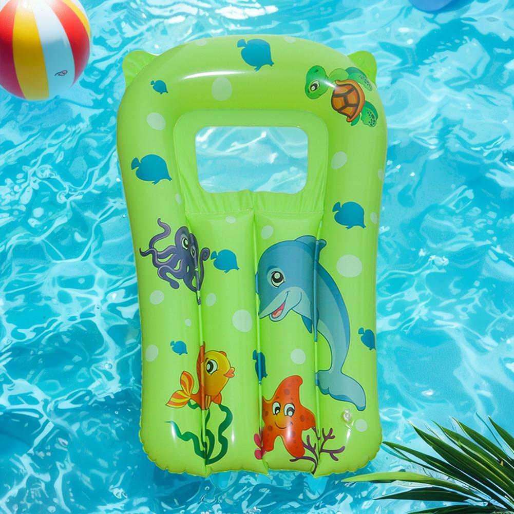 Kids Floating Surfboard Children Water Recliner Cartoon Pool Lounge Bed Thickened Cute Water Hammock Leakproof for Kids Children