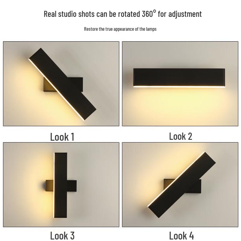 Nordic Gold Bedside Wall Lamp