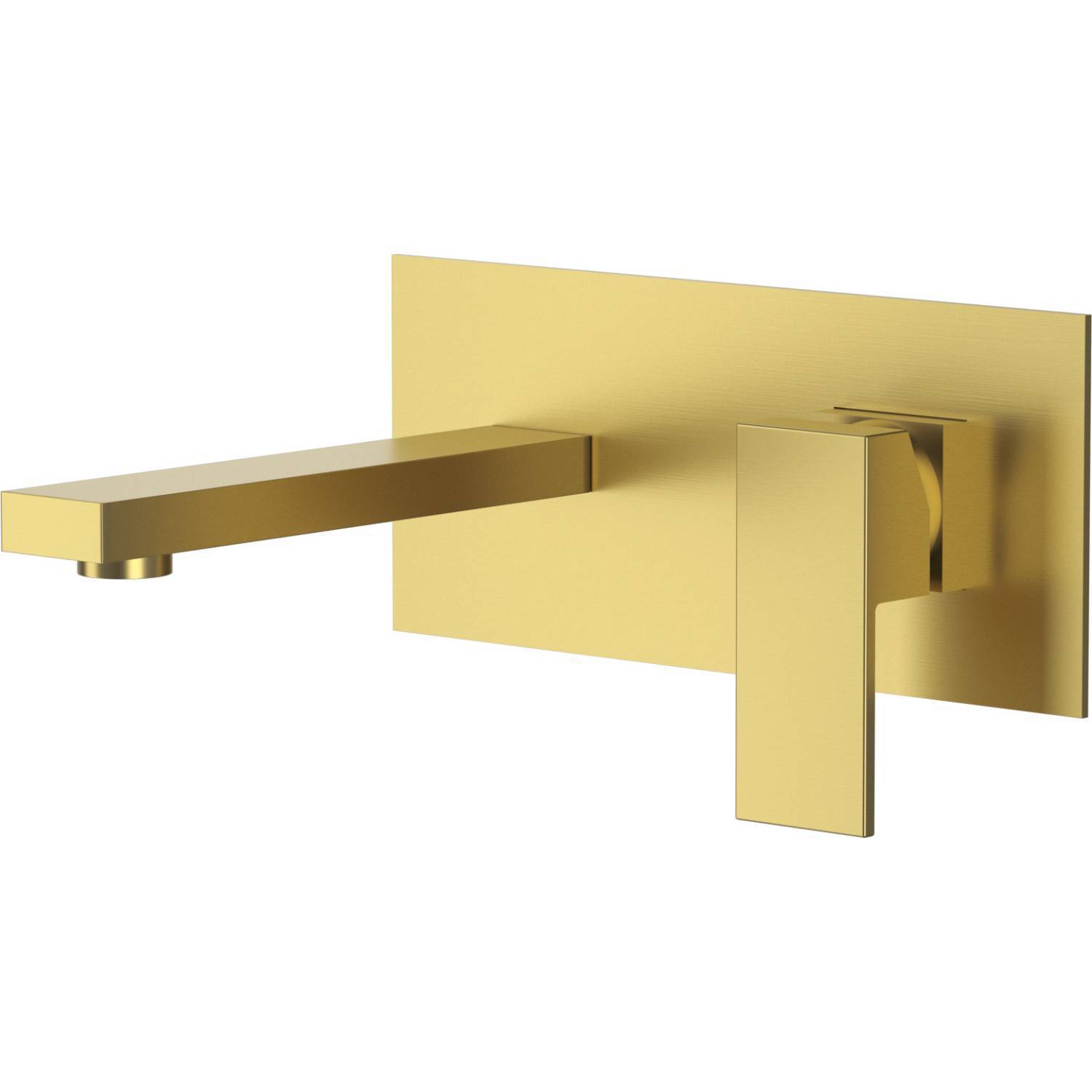 

Смеситель для умывальника D k Для раковины, встраиваемый в стену, матовое золото Bayern list da1514407