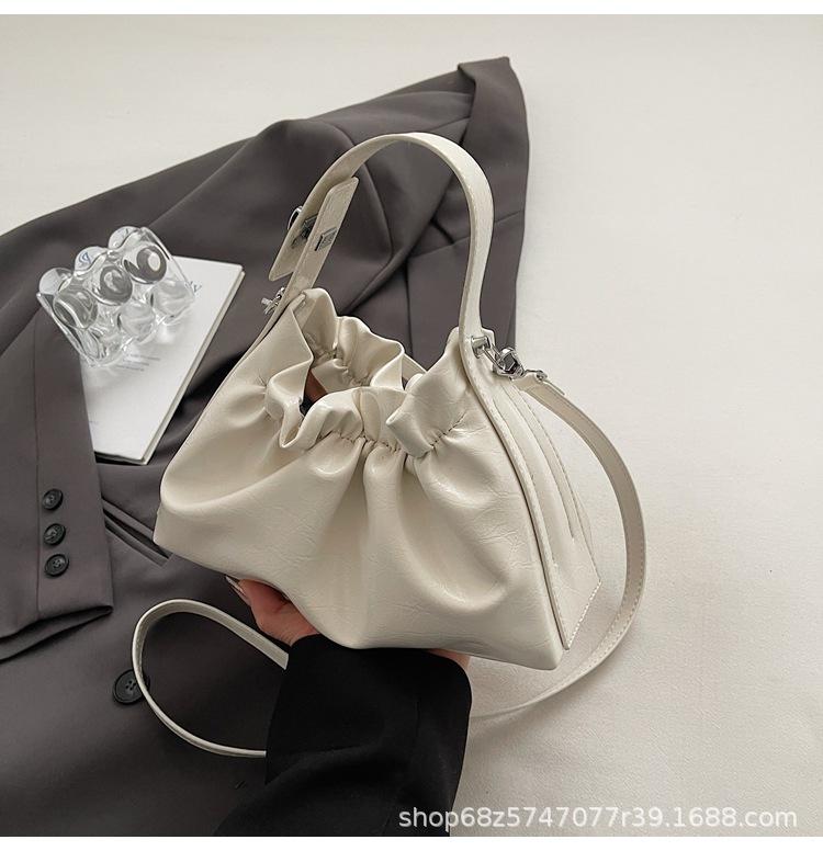 

Niche design fashion pleated cloud bag handbag women s 2025 new popular chain shoulder crossbody bag