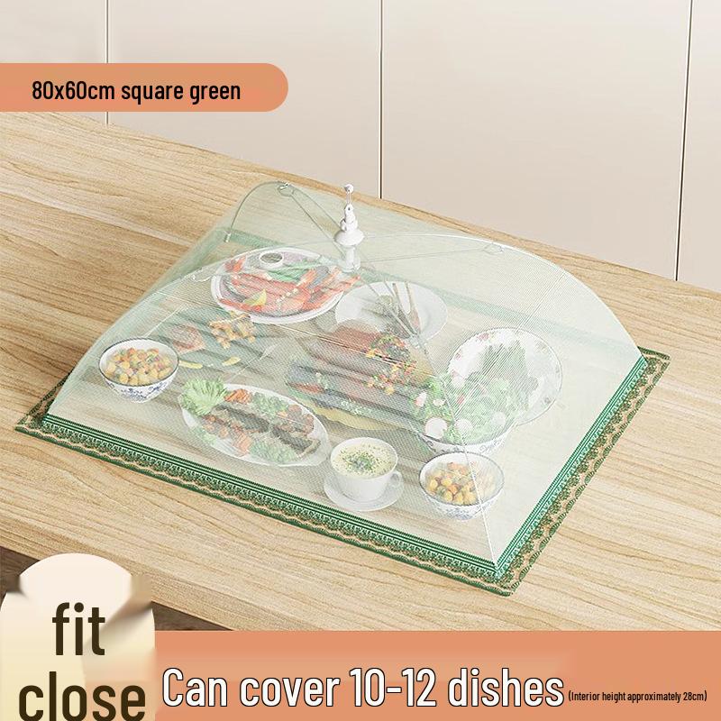 Shuwan Foldable Insect-Resistant Food Cover - Breathable, Dustproof, and Flyproof Umbrella for Household Dishes
