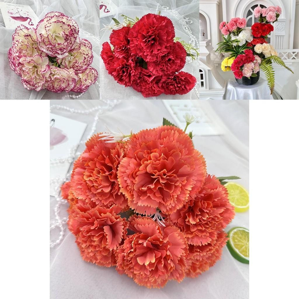 Artificial Carnation Floral Decor For Home Styling And Creative Projects