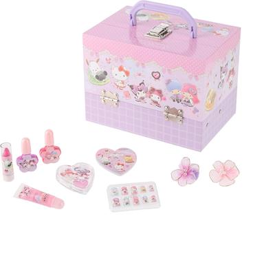 Renn-Sanrio-Charaktere Schminktasche Lila Alters Kosmetikzubehör 241010 6+