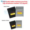 1Pcs Fireproof RC LiPo Battery Safety Guard Large Storage Bag Waterproof Charging Sack with Two Sizes for Battery Protection