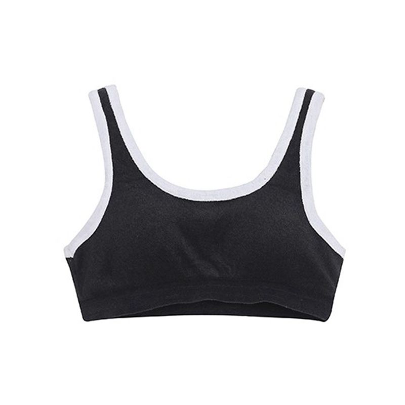 

Универсальная эластичная майка-борцовка с подкладкой на груди, создающая стройный силуэт для бега Black Tops S