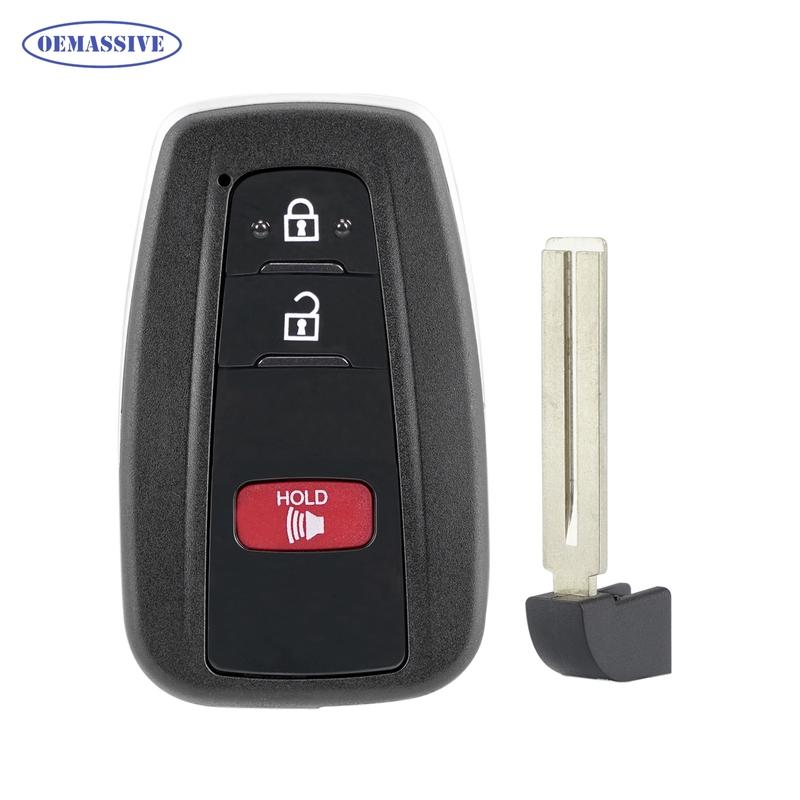 

For Toyota 4Runner C-HR Prius Prius C V PHV RAV4 Car Key Fob Protector Case Cover Shell 3 Button Smart Remote Key Holder